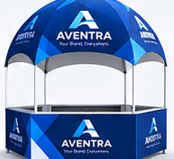Dome booth tent, 4M diameter (13 ft)