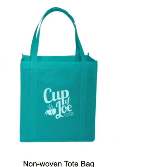 Custom printed non-woven tote bag