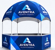 Dome booth tent, 3M diameter (10 ft)