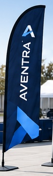 Concave Custom Feather Flag
